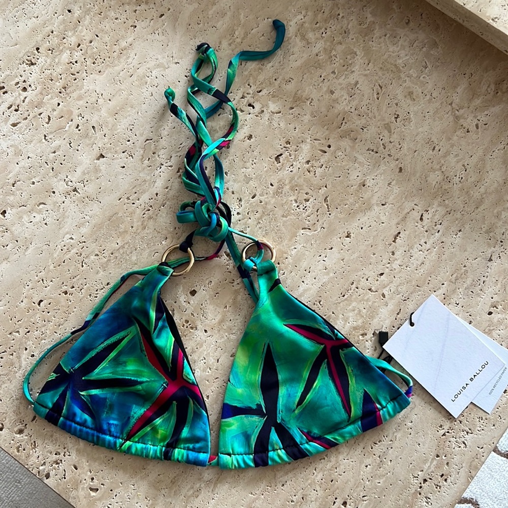 Never been worn Summer ‘22 season Louisa Ballou bikini top.
